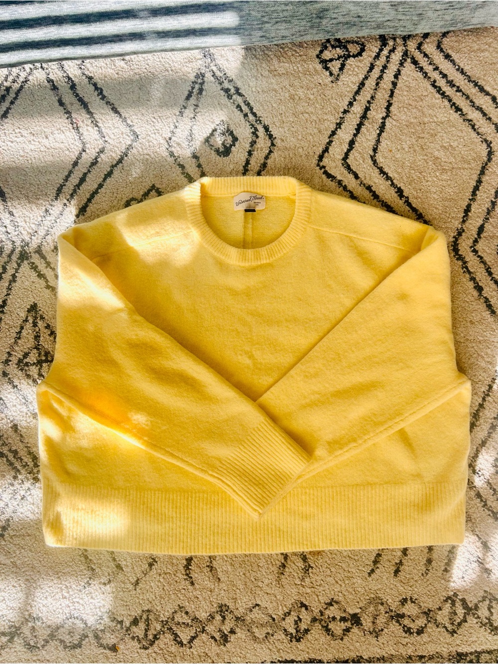 Universal Thread Soft Yellow Crewneck Sweater
